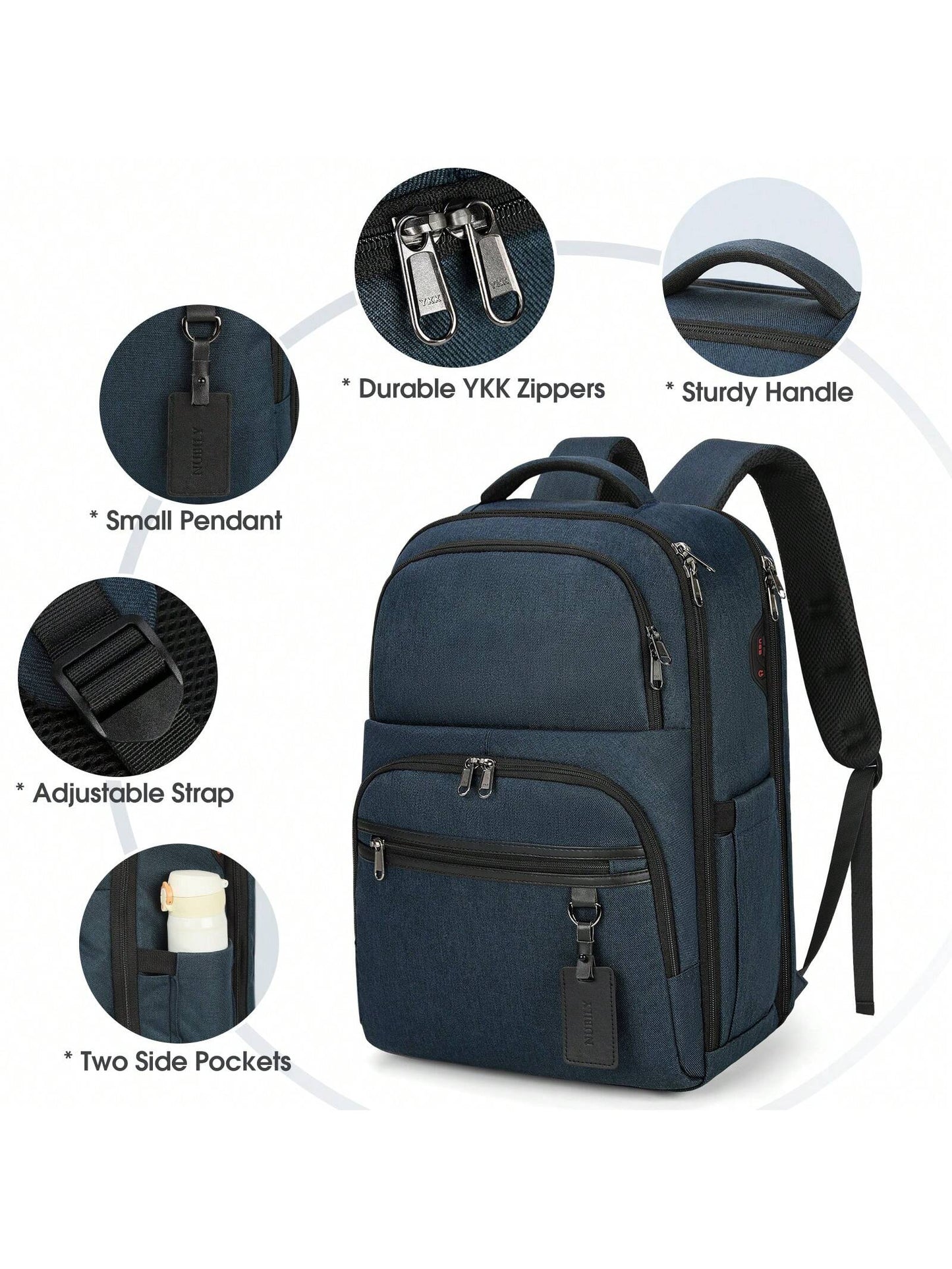 Laptop Backpack 17 Inch Large Business Travel Backpacks for Men Women Waterproof Computer Backpack for Work College Bookbag TSA Friendly Carry on Backpack with USB Port