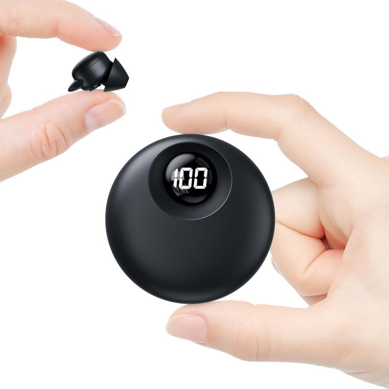 KINGLUCKY MY002 Wireless Headphones, Invisible Bluetooth-Compatible Mini Earbuds, Noise Cancelling Headphone for Running, Exercising, Gaming Sports, Electronic Headset Audio, Back to School Gifts, Gifts for Friends, Valentine'S Day Gift,Gaming Headset