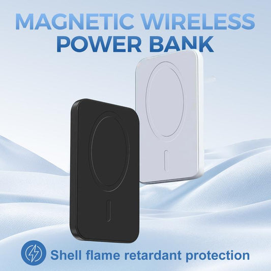 MagSnap 15W Magnetic Power Bank – Wireless, Fast, Compact Charging On the Go