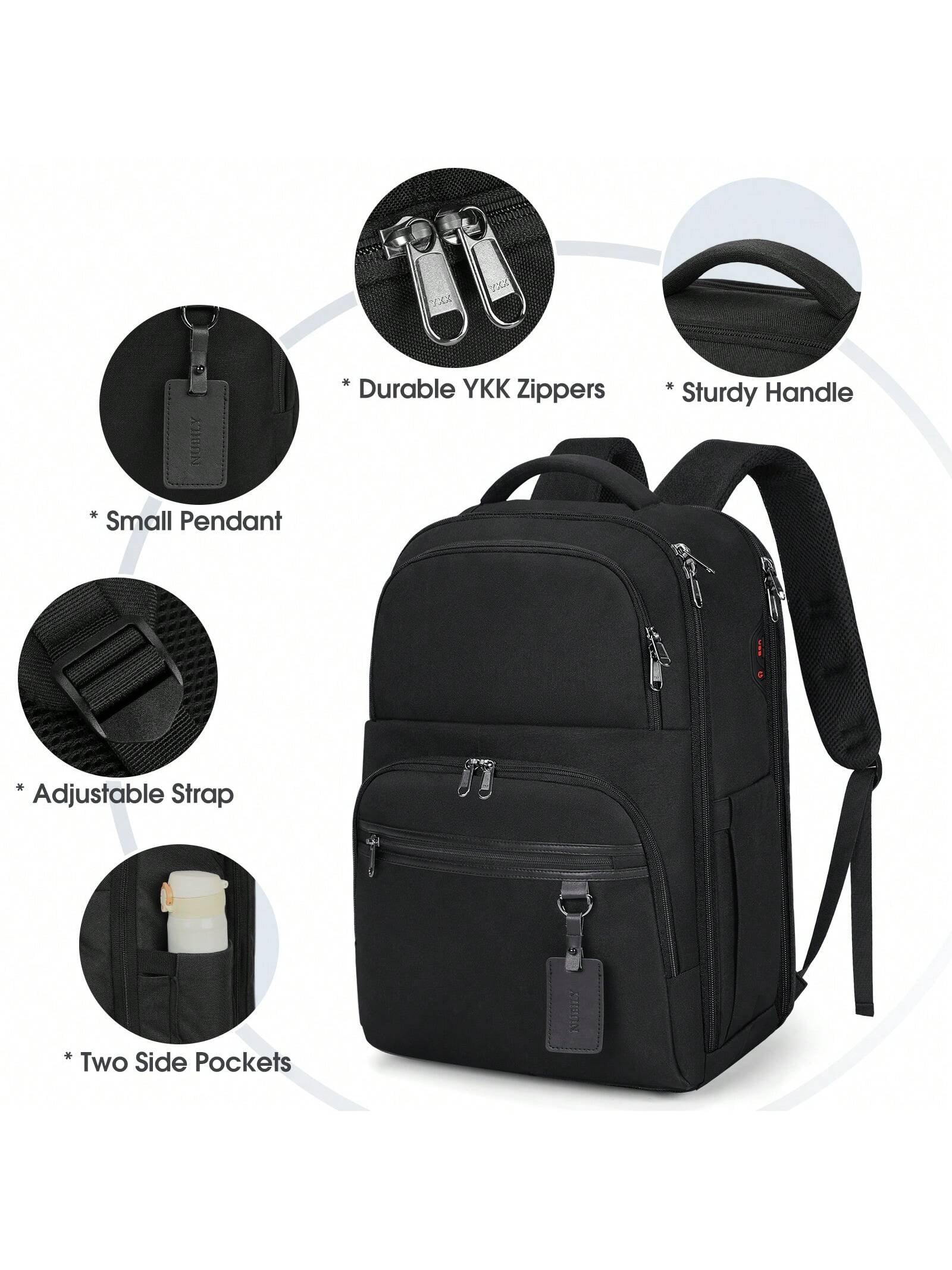 Laptop Backpack 17 Inch Large Business Travel Backpacks for Men Women Waterproof Computer Backpack for Work College Bookbag TSA Friendly Carry on Backpack with USB Port