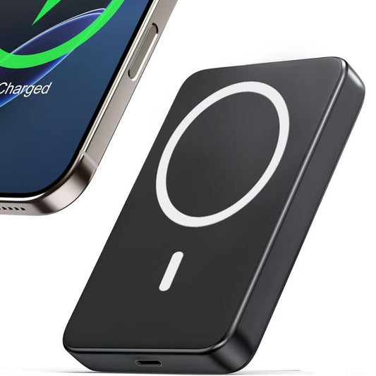 MagSnap 15W Magnetic Power Bank – Wireless, Fast, Compact Charging On the Go